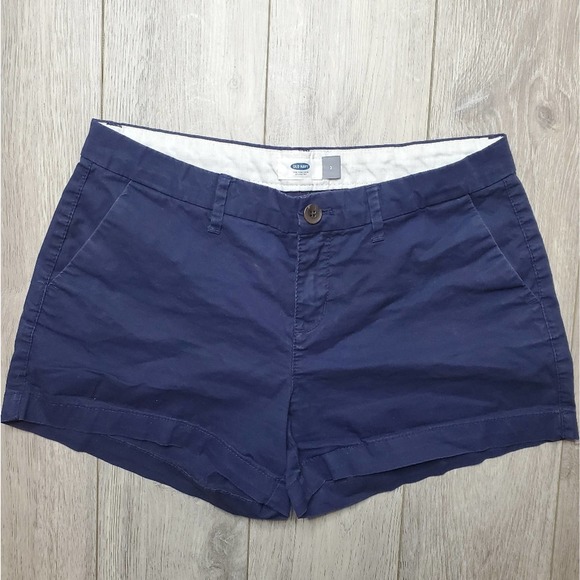 Old Navy Pants - Old navy navy blue chino shorts sz 2